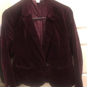 Velvet blazer